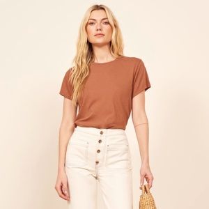 Reformation Perfect Vintage Tee in Adobe